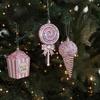  Glittering Holiday Tree Decoration Shatterproof Christmas Baubles Ornament