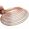 25ft 7.62m Car Roll Tube Coil of 3/16" OD Copper Brake Pipe Hose Line Piping Tube Tubing Rust-proof With 16PCS Tube Nuts