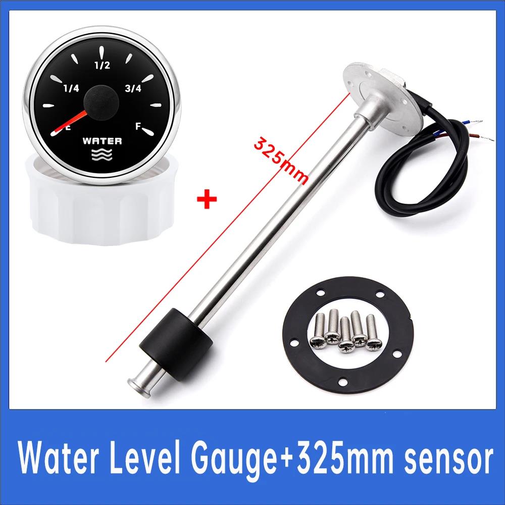 100mm-500mm Car Water Level Gauge Sensor+Water Level Indicator 7 Colors 0-190ohm Water Level Meter Digital Pointer Gauge