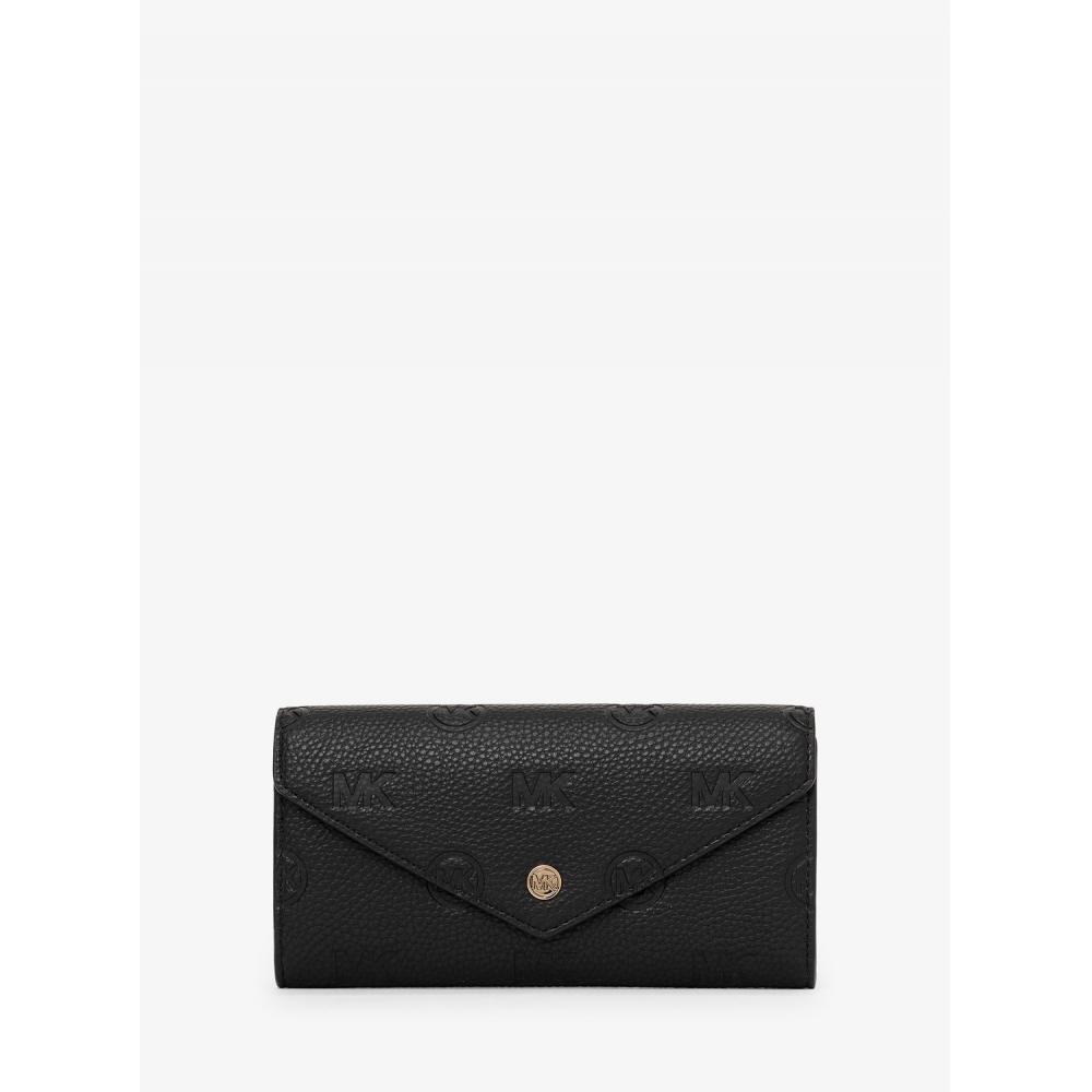 

Michael Kors Jet Set Travel Envelope Continental Wallet Large 35r5gtve9l1 Black F