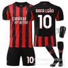 2526AC Milan Home Football Uniforms 10 Leo Shirts 79 Filly 11 Ibrahimovic No. 14 Modric Kaka