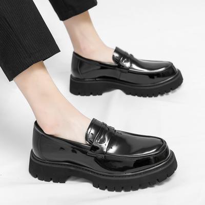 Mode Hoge Kwaliteit Heren Casual Leren Schoenen Platform Antislip Loafers Mode Business Schoenen Ademende Gevulkaniseerde Schoenen Oxford Schoenen