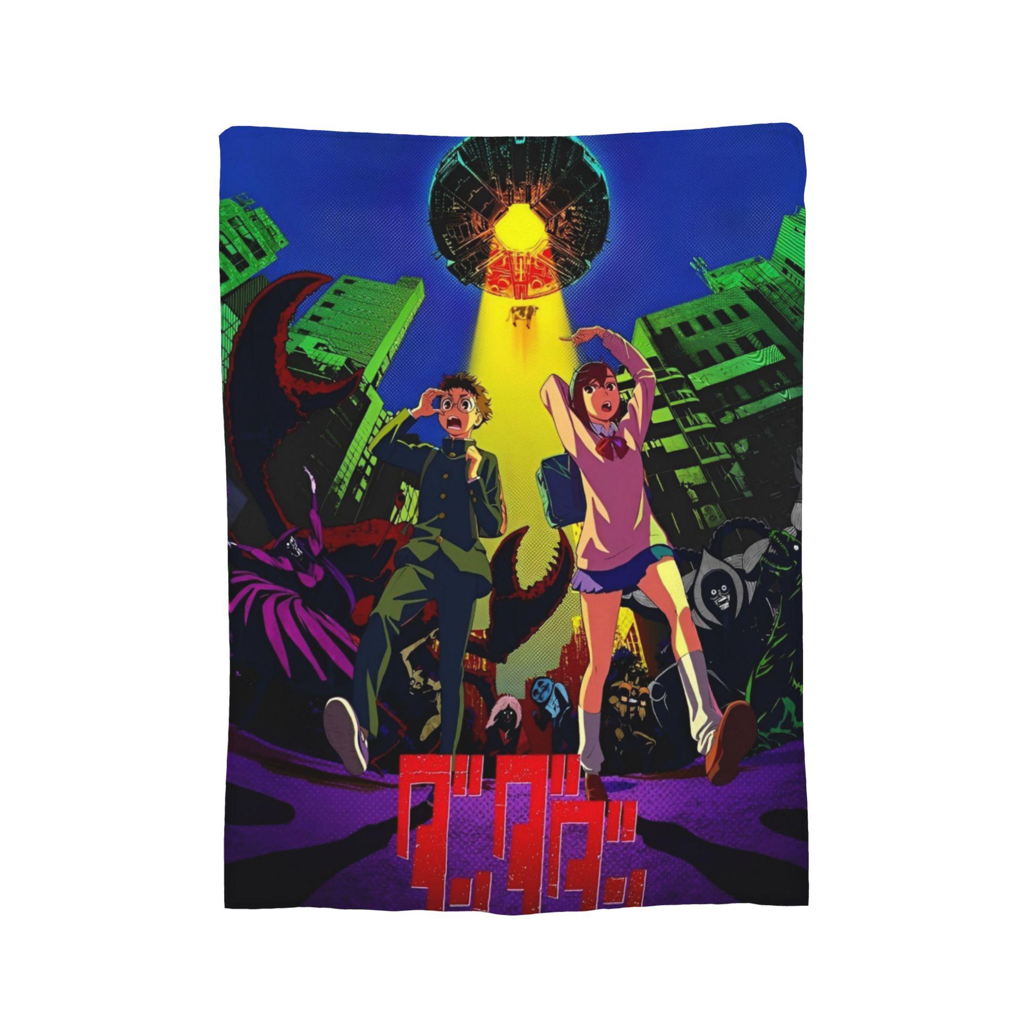 

Dandadan Anime Manga Fleece Blanket Funny Throw Blanket for Home Hotel Sofa 150*125cm Bedspreads, 150x200cm