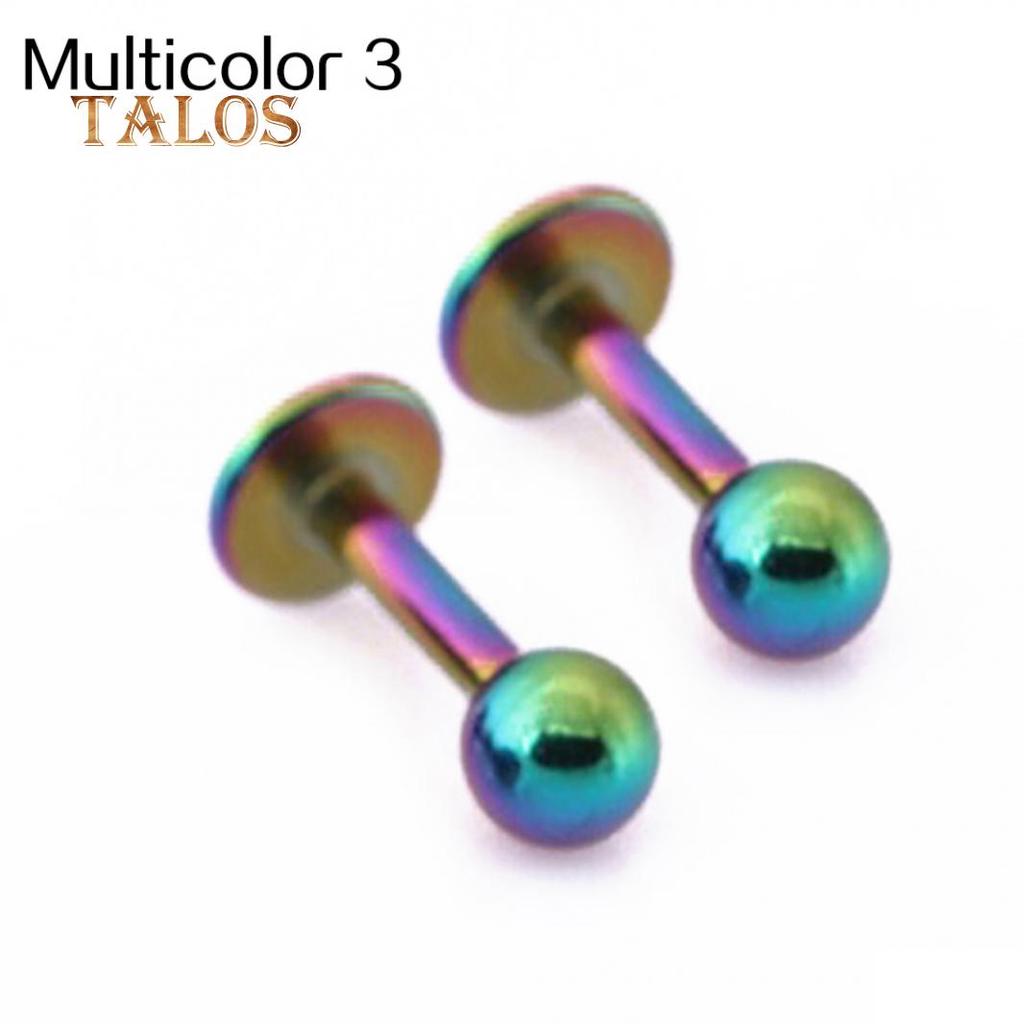 1 Pair 3 4 5 Mm Unisex Cool Titanium Steel Tragus Stud Cartilage Ball Earrings Body Piercing Trinket