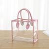 PVC Gift Bag Pink White Storage Bag Creative Shopping Bags