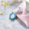 Lancardo Nurse Nurse Pocket Pocket Heart Nursery Blue Watch, Watch, Watch, Watch, Silicone, Removable, Stretchable, Men's, Women's, Cute, Stethoscope,
