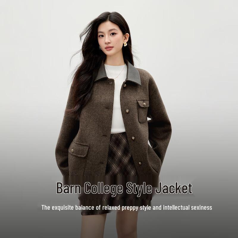 

Autumn Water Yi Ren Women s Drop-Shoulder Wool Blend Coat M