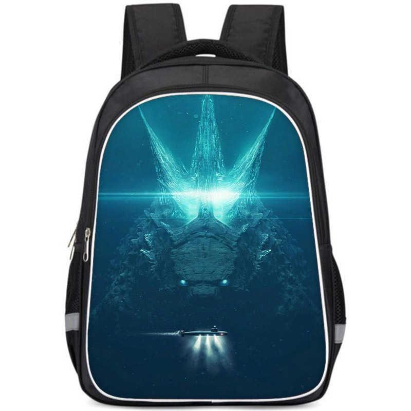 

Spacious Oxford Cloth Godzilla Backpack For Boys And Girls Comfortable Design Style V,Small