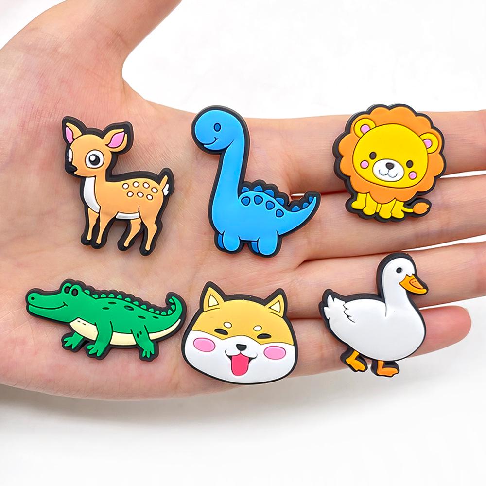 Shoe Charms: 20 Animal-Themed PVC Accessories for Hole Shoes