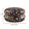 12pcs Mini Round Metal Tin Boxes with Elegant Floral Portable Storage Container for Earrings Jewelry Storage Bins Home Organizer
