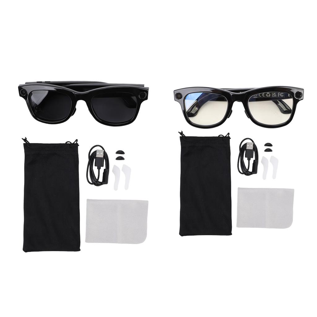 Smart Camera Glasses 5MP 1080P HD Camera 26 Languages Translation Music Playback Phone Calls AI Smart Glasses AI Smart Glasses