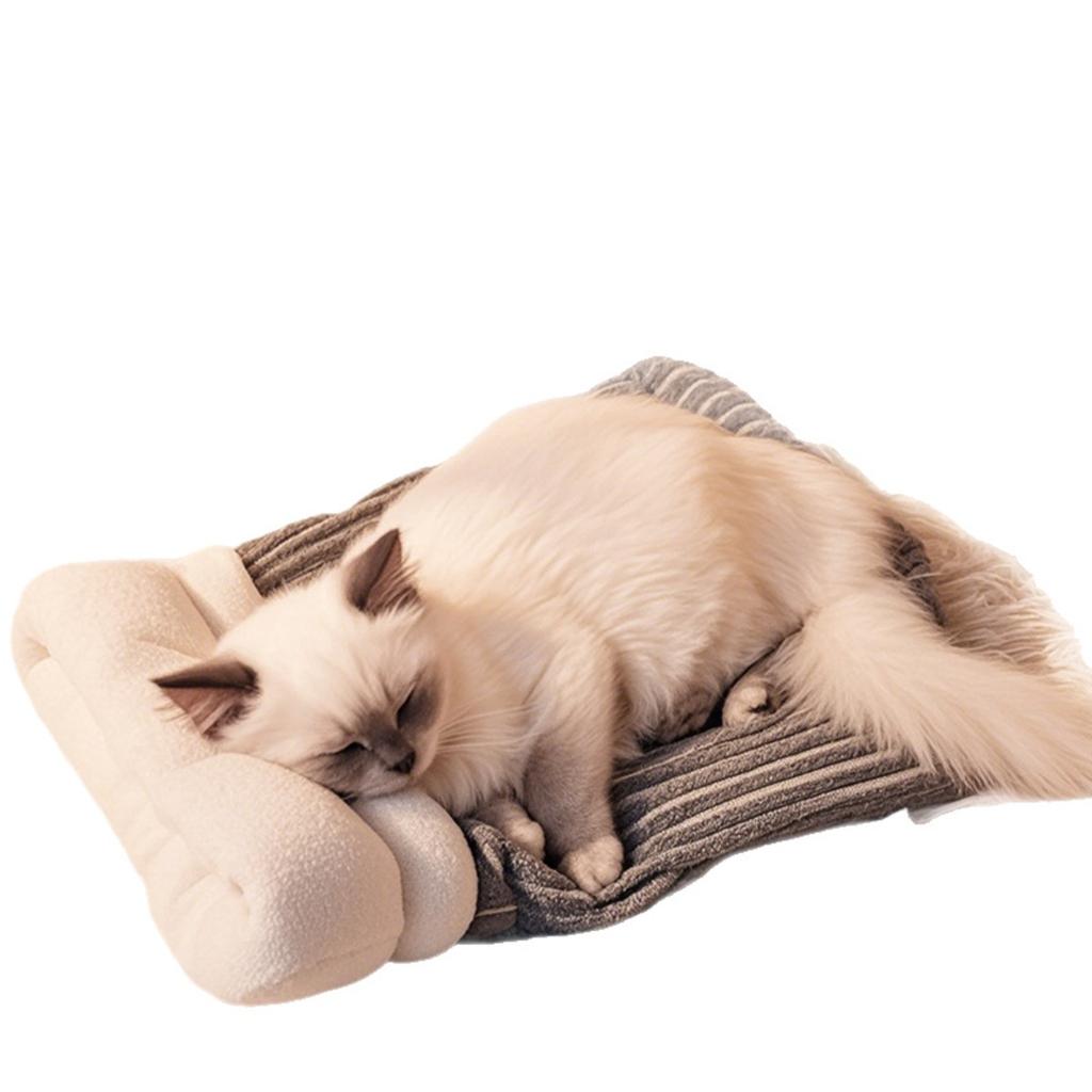Nido per gatti per calore e sicurezza invernali, Foro di perforazione semi-chiuso per gatti per l'inverno, Sacco a pelo per gatti per dormire, Nido per cani, Nido di coniglio per gatti