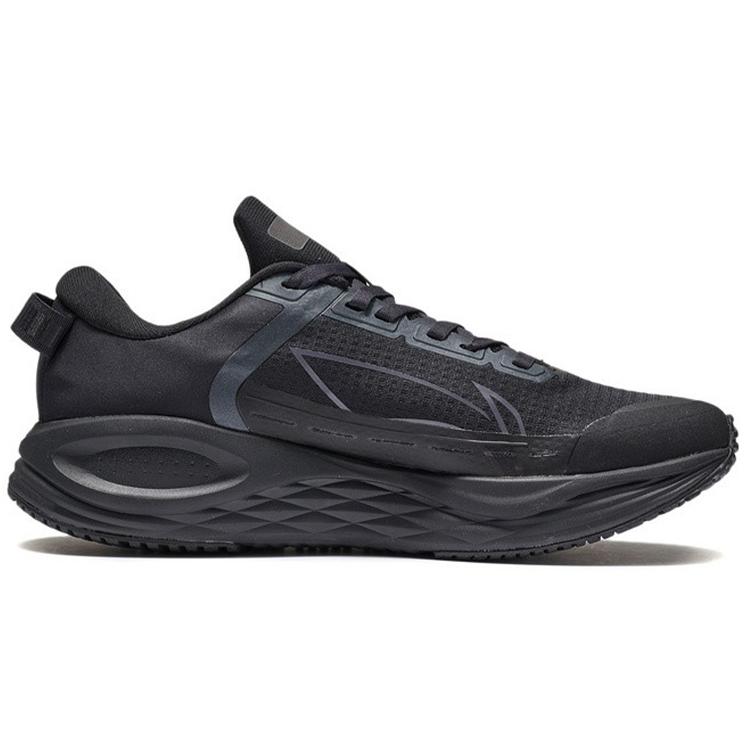 New LINING Furious Rider 6.0 Essential Running Shoes Men Low Top Phantom Black ARZS003-5