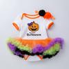 Infant Baby Girls Kids Skirts Set 2PC Romper + Headband Halloween Outfits
