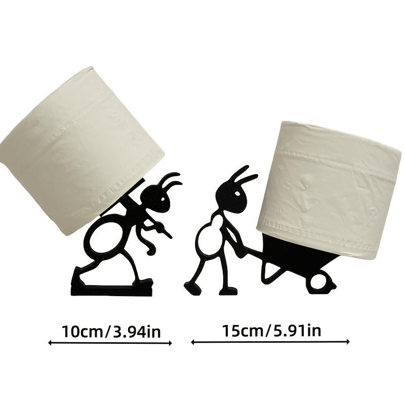 Ant Shape Paper Towel Holder Funny Creative Animal Paper Towel Holder  For Kitchen Bathroom Space-Saving Decorative
