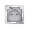 Socket for IP44 Version, Contact Cover with Frame Seal. Transparent Flap