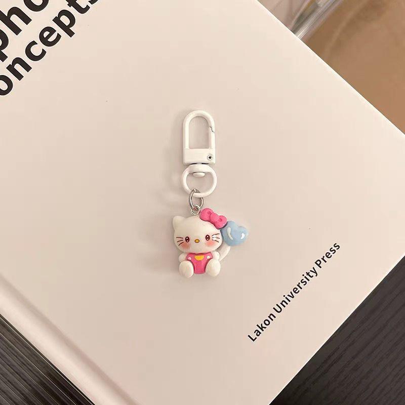 KT Cat Cartoon Keychain: Cute Best Friend Gift and Backpack Pendant Ornament