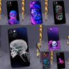 Skull Trippy Octopus Phone Case For iPhone 17 16 14 13 12 11 15 Pro Max Plus 12 13 Mini 16e 17 Air Bumper Cover