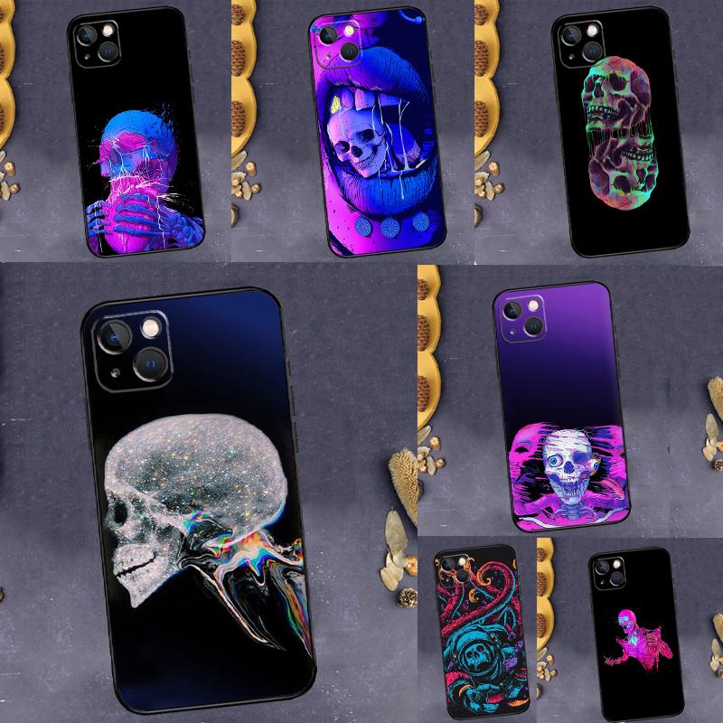Skull Trippy Octopus Case For Huawei Nova Y72 Y73 Y70 Y90 Y60 Y61 Y91 12s 12i 11i 8i 9 10 SE P30 P40 Lite P60 Pro