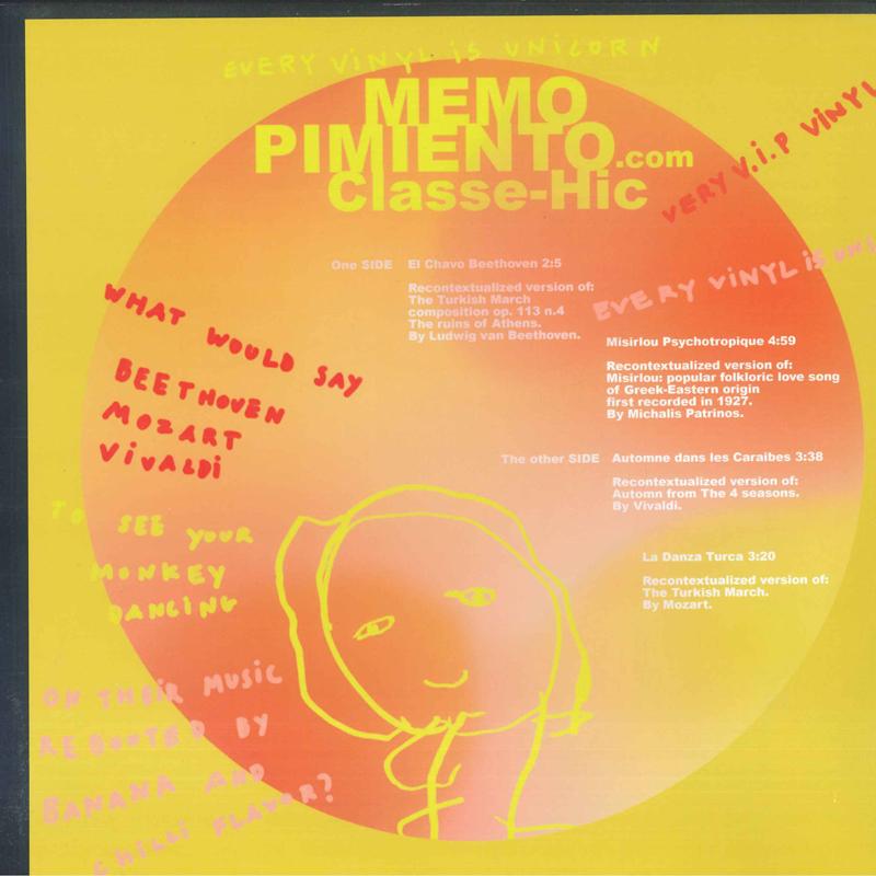 

LP Record MEMO PIMIENTO Classehic 001 MEMO PIMIENTO 2022 Belgium Dance Electronica