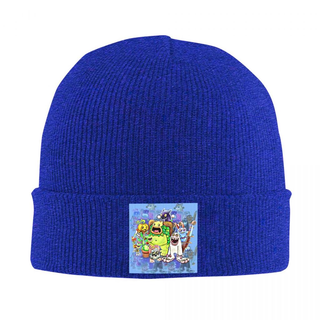 My Singing Monsters Characters Warm Knitted Cap Hip Hop Bonnet Hat Autumn Winter Outdoor Beanies Hats for Unisex Womenx Adult