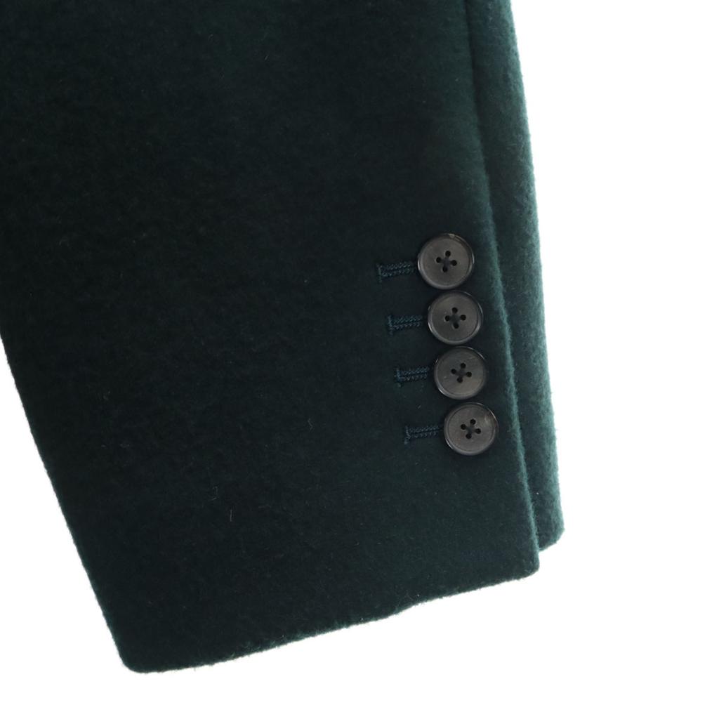 UNITED TOKYO made in Japan Melton Chester Mantel 3 Tiefgrün Herren Gebraucht