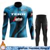 TEKR Man Cycling Maillot Winter Thermal Fleece Clothing Bicycle Clothes Jersey Men 2026 Bib Road Jackets Set Sportswear Cycle