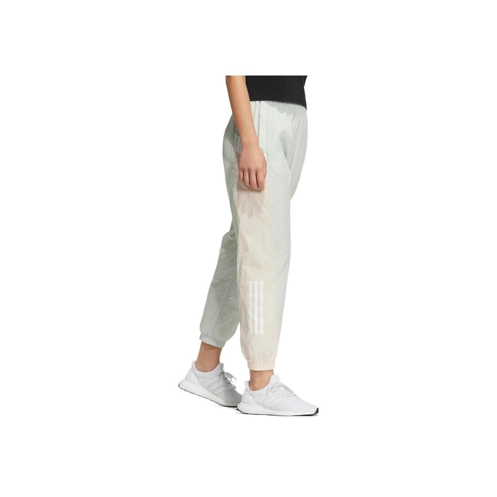 adidas Women's UST Woven Pants Lightweight Breathable Training Gym Joggers Tapered Ankle Grey HM5283