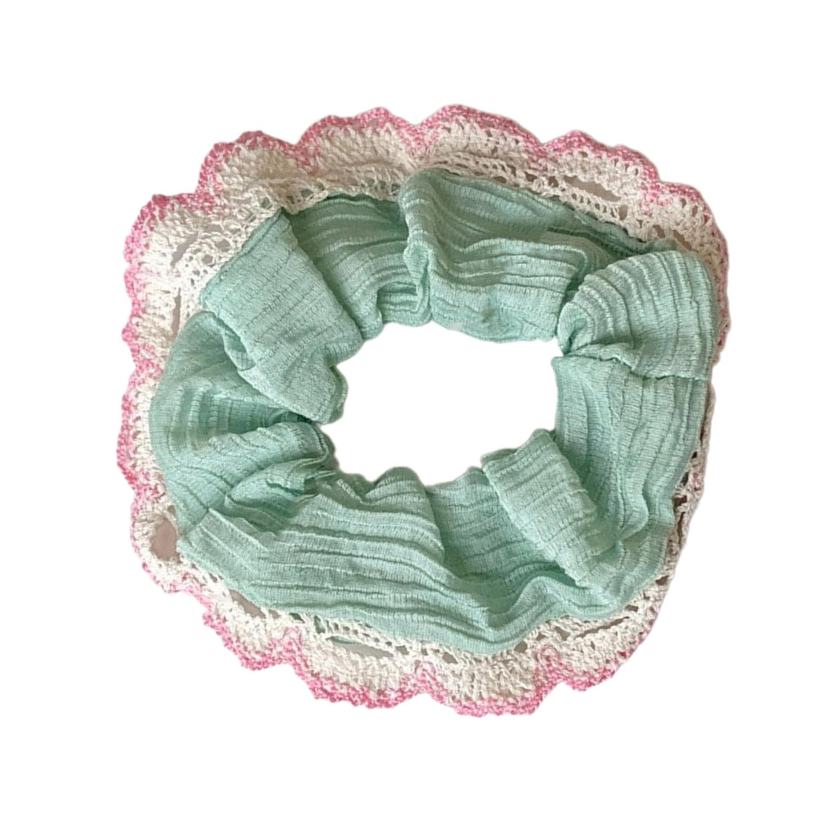 

Кружевные резинки для волос для женщин, резинка для волос для прически пучок, эстетичная резинка для волос, резинка для волос с бантом, держатель для волос для косы разноцветный