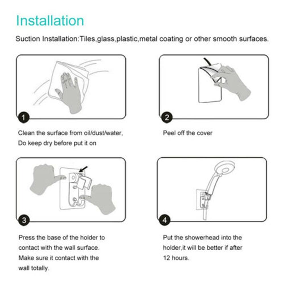 Shower Head Holder Home & Garden 1PC Adjustable Aluminum