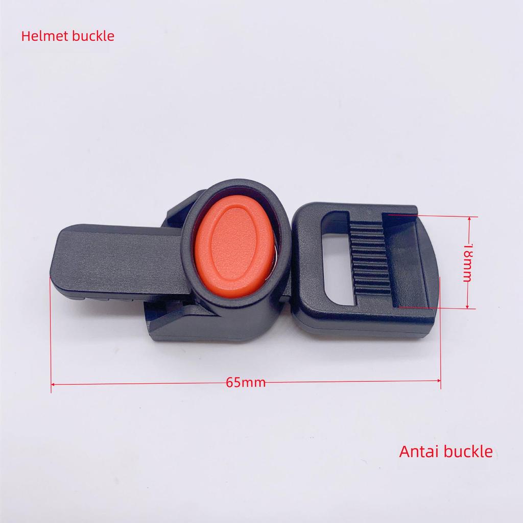 Electric Vehicle Motorcycle Helmet Chin Support & Safety Buckle Clip
