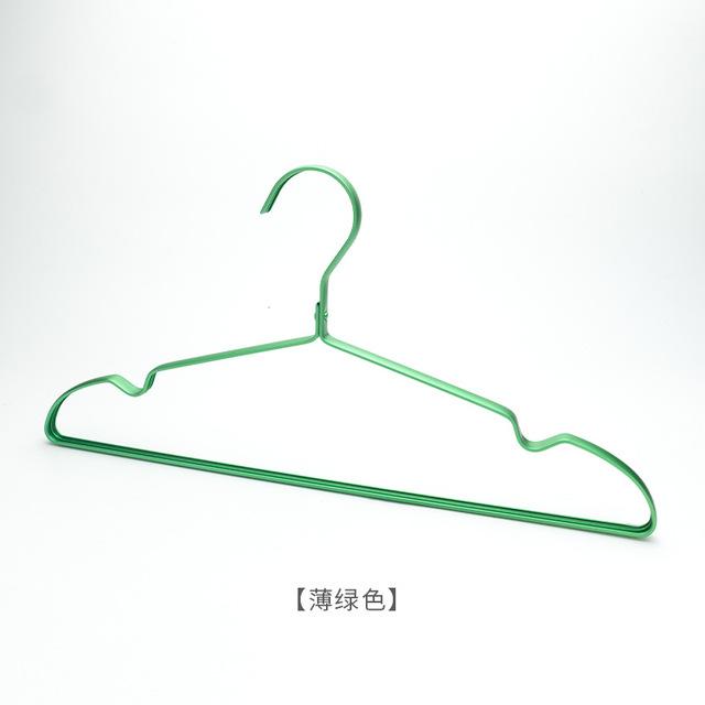 

5/10 шт. матово-золотая вешалка для одежды из алюминиевого сплава, сушилка для одежды, противоскользящая вешалка для полотенец, органайзер для гардероба 5pcs зелёный