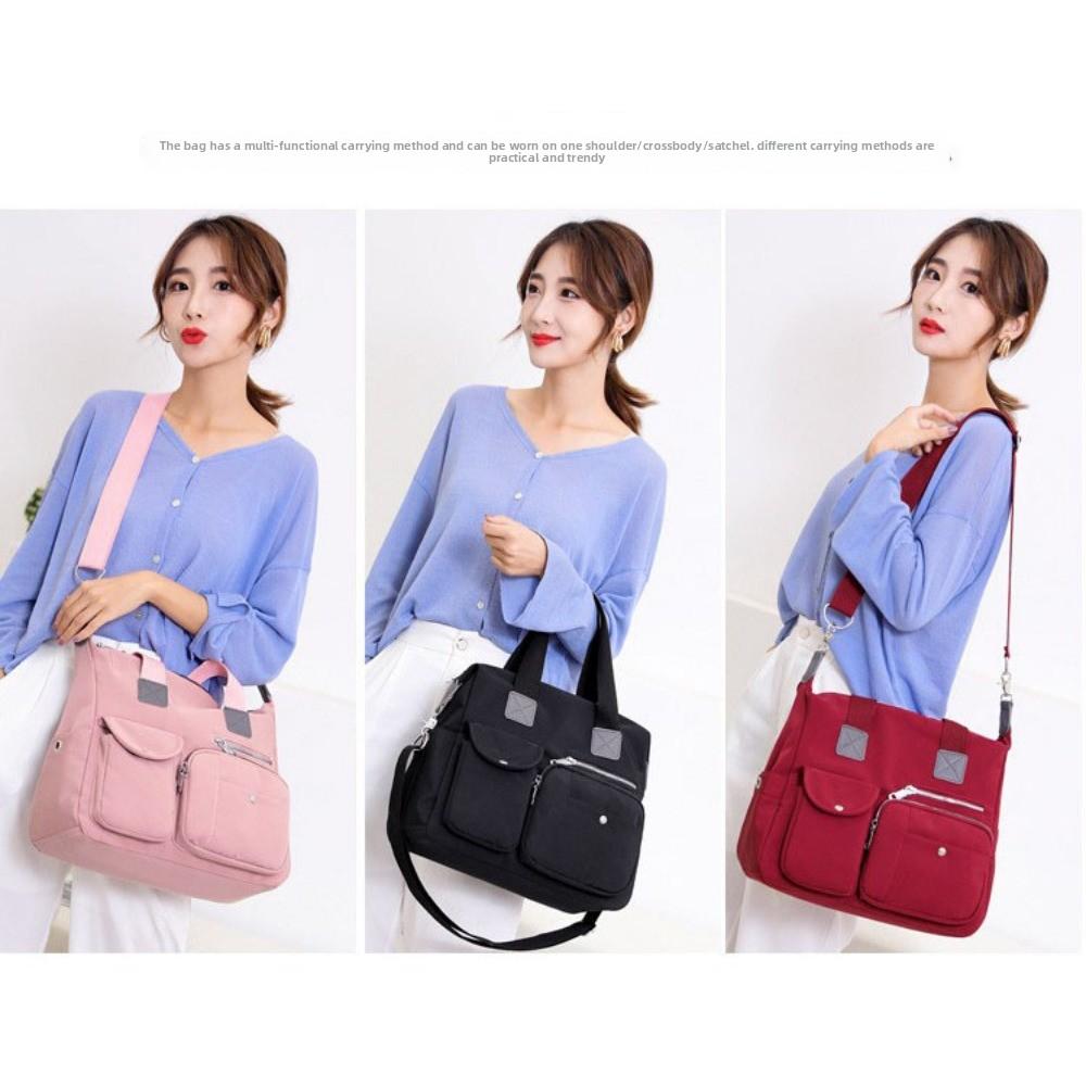 Women's Shoulder Bag, European Beautiful Women's Shoulder Bag, Mommy Bag, Nylon Bag, Portable Large-capacity Travel Bag