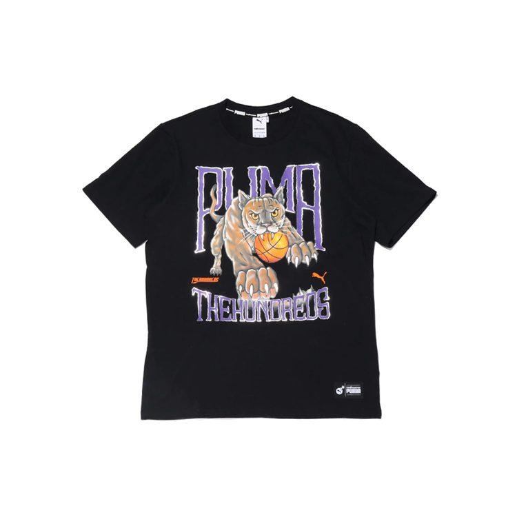 PUMA X The Hundreds T Shirts Men's Crew Neck Moderate Other 596750-01
