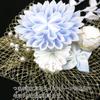Hair ornament, Tsumami-zaiku (traditional Japanese fabric flower making), for furisode (long-sleeved kimono), Coming-of-Age Ceremony, Graduation
