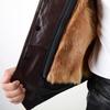 New Genuine Leather Vest Winter Vest with Warm Shoulder and Thickened Fur Integrated