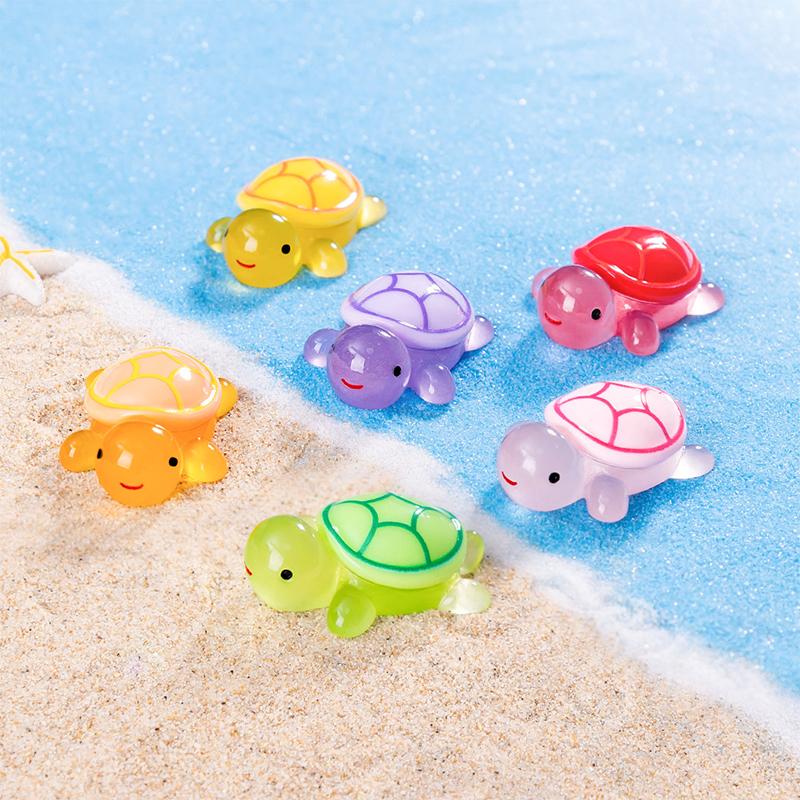 Mini Cartoon Luminous Turtle Blind Bag Turtle Randomturtle Ornament Diy Pendants Car And Home Ornaments S/L Size