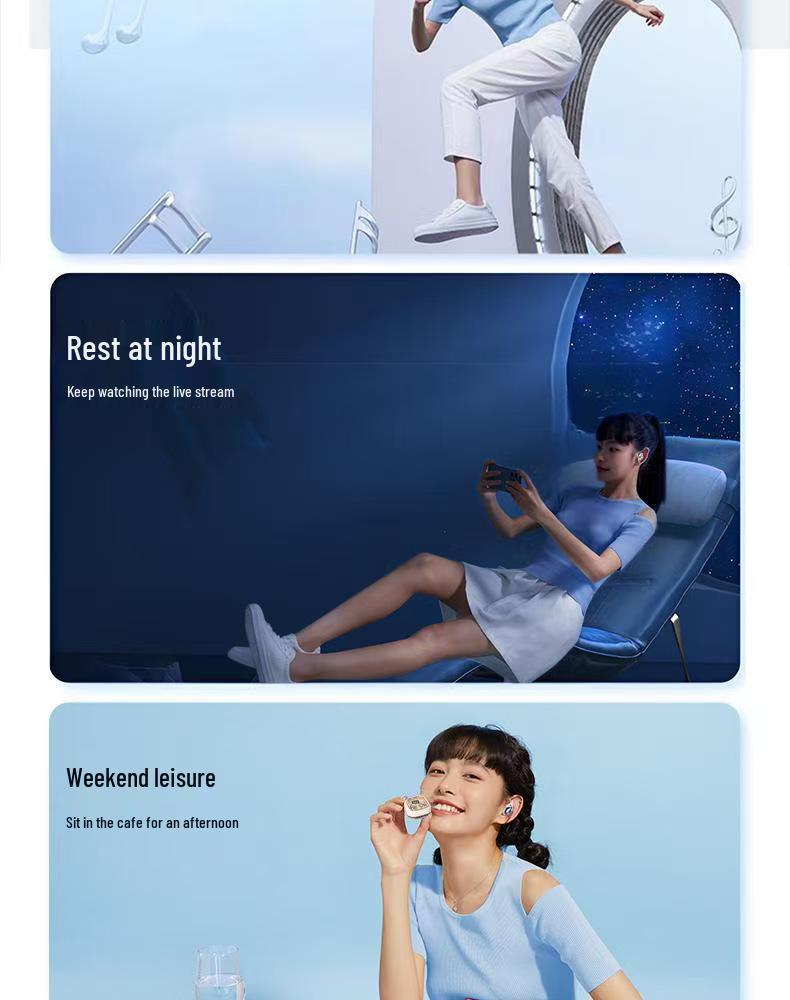 APP Version Y8 Wireless Sleep Earbuds H8: In-ear Bluetooth for Running & Side Sleeping, Ultra-long Battery Life 2025.