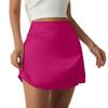 Women's Spring Summer Satin Skirt A-line Skirt Pleated Skirt High Waist