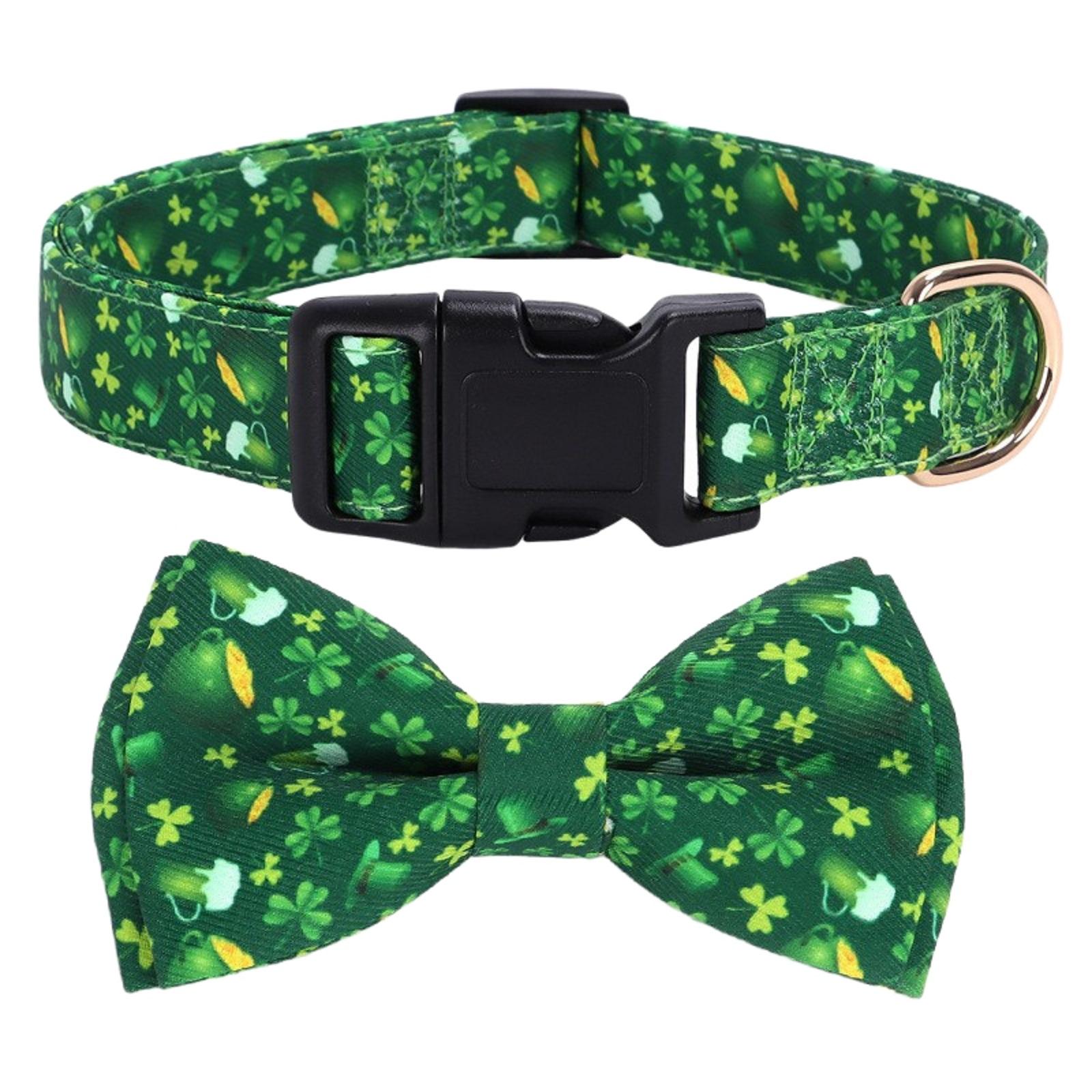 

Pet Festival Dress Up, Adjustable Length,Pet Collar Bow Set One Size