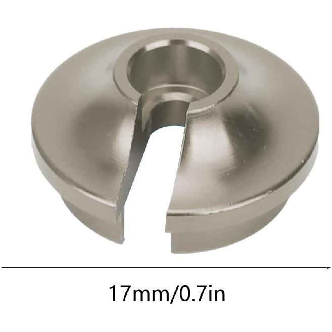 VGEBY 4Pcs Spring Retainers, Light Weight Aluminum Shock Retainers with Piston Heads RC Car Upgrade Accessory Fit for TRXXAS Slash 2WD RC Car Upgrade
