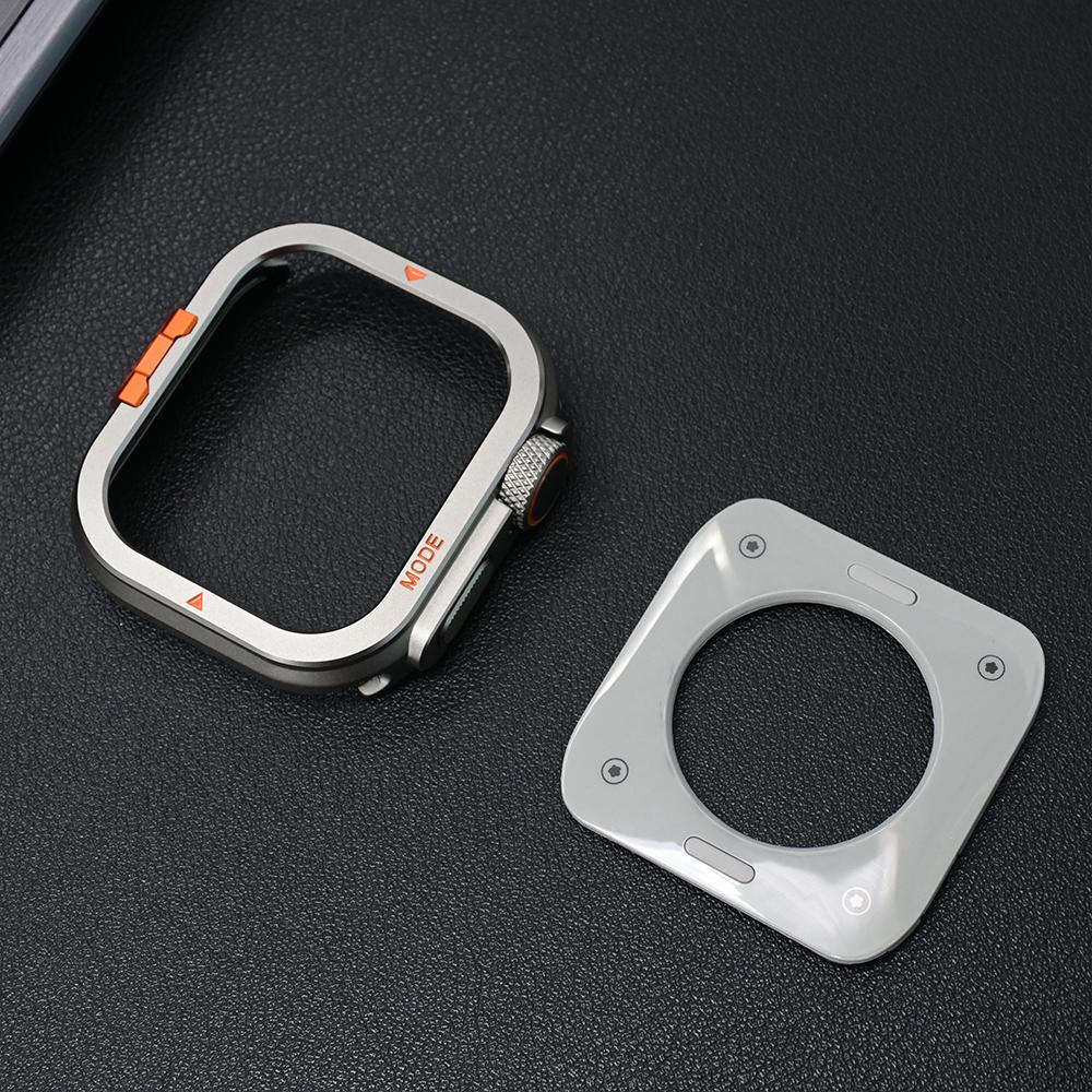 Luxury Metal Case for Apple Watch Ultra 3 49mm 11 46mm Protector Case Aluminum Cover Bumper Frame for IWatch Series 10 46 ULTRA2