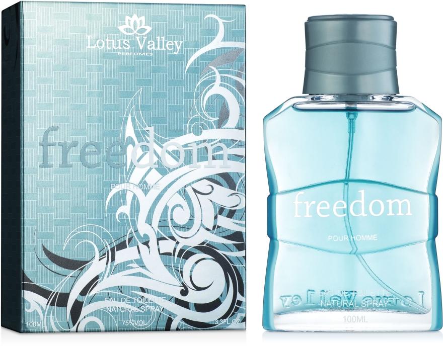 

Туалетна вода Freedom для чоловіків Lotus Valley 100 ml