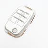 For Kia K5 Optima Sorento Forte Stinger Rio 3 K2 Ceed Cerato K3 Sportage 4 Picanto 3/4 Buttons Car Key Case Keyless Chains