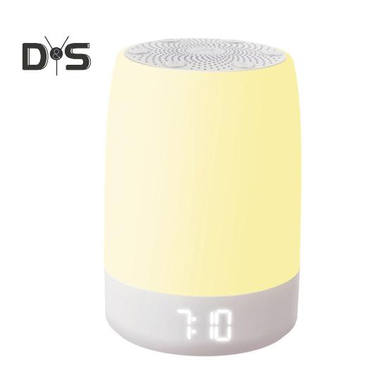 

Звуковая машина с белым шумом и 30 успокаивающими звуками, регулируемая громкость, многоцелевой динамик с белым шумом, ночник белый