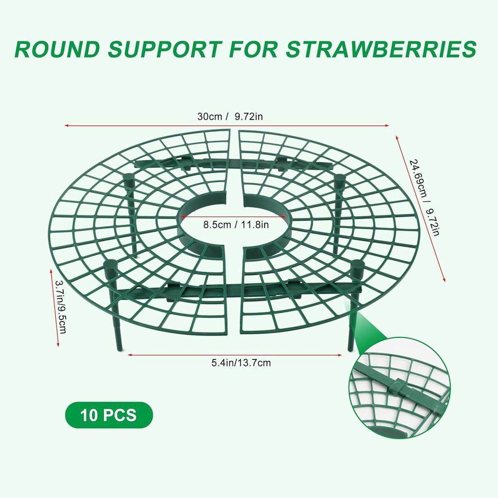 5/10/20 PCS Strawberry Plant Support Strawberry Growing Racks Strawberry Stand Strawberry Growing Frame, Protecting Strawberry from Mold, Rot and Dirt