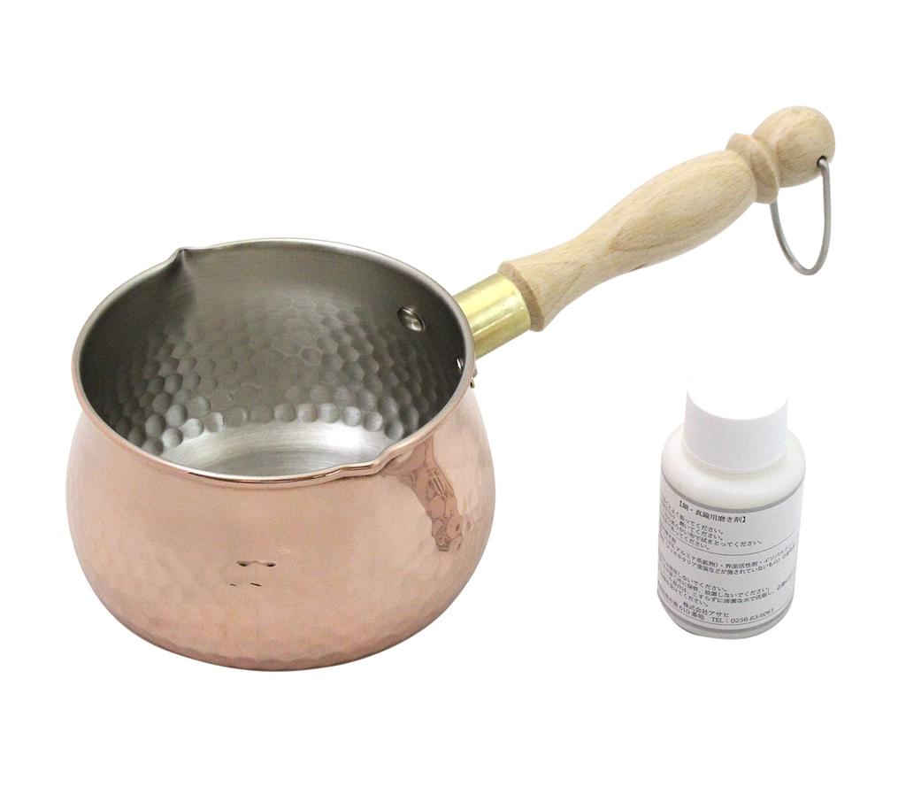 Castle Enterprise Asahi Copper Milk Pan (Gift Packaging)