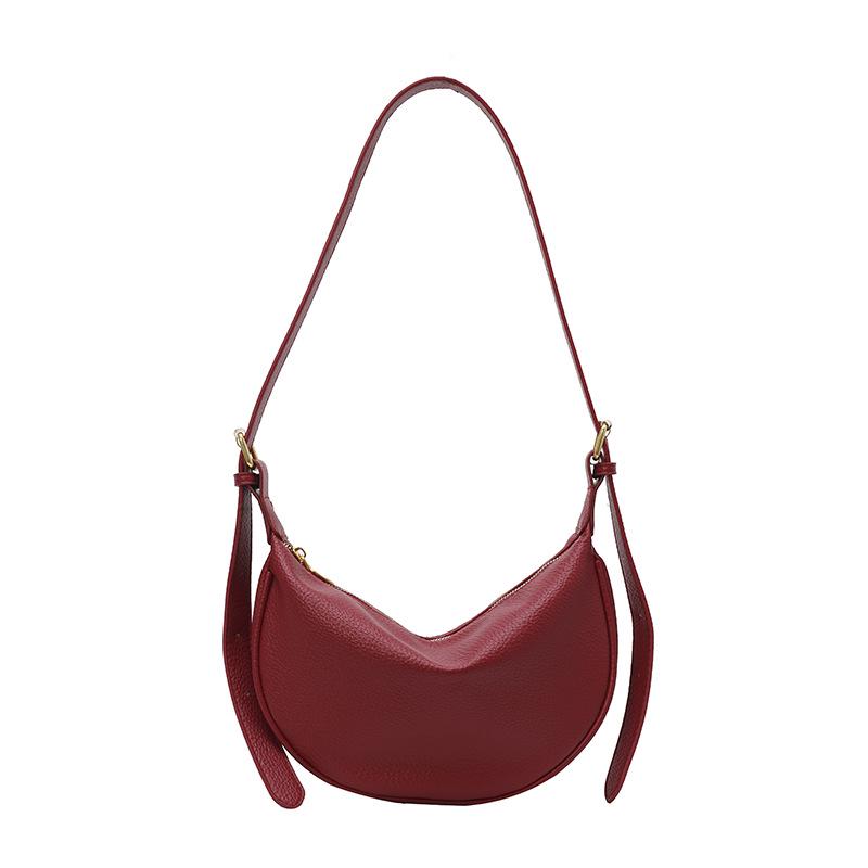 Damen Pendler Strukturierte Nischen Schultertasche - Trendig, Lässig, Vielseitige Knödel Umhängetasche