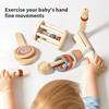 5Pcs Baby Musical Instruments Toy Sets Wooden Montessori Early Tactile Educational Music Toy Sets For Newborn Toddler Birthday Gifts