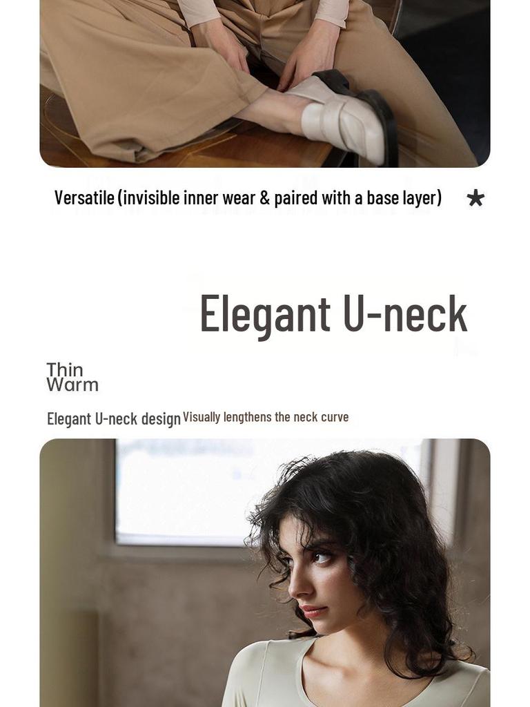 Dam Höst/Vinter Ultratunt Fuktgivande Underställsset: Varma underkläder, Hudförskönande topp och byxor